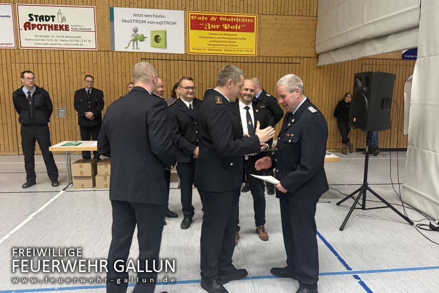 Jahreshauptversammlung der FF Stadt Mittenwalde